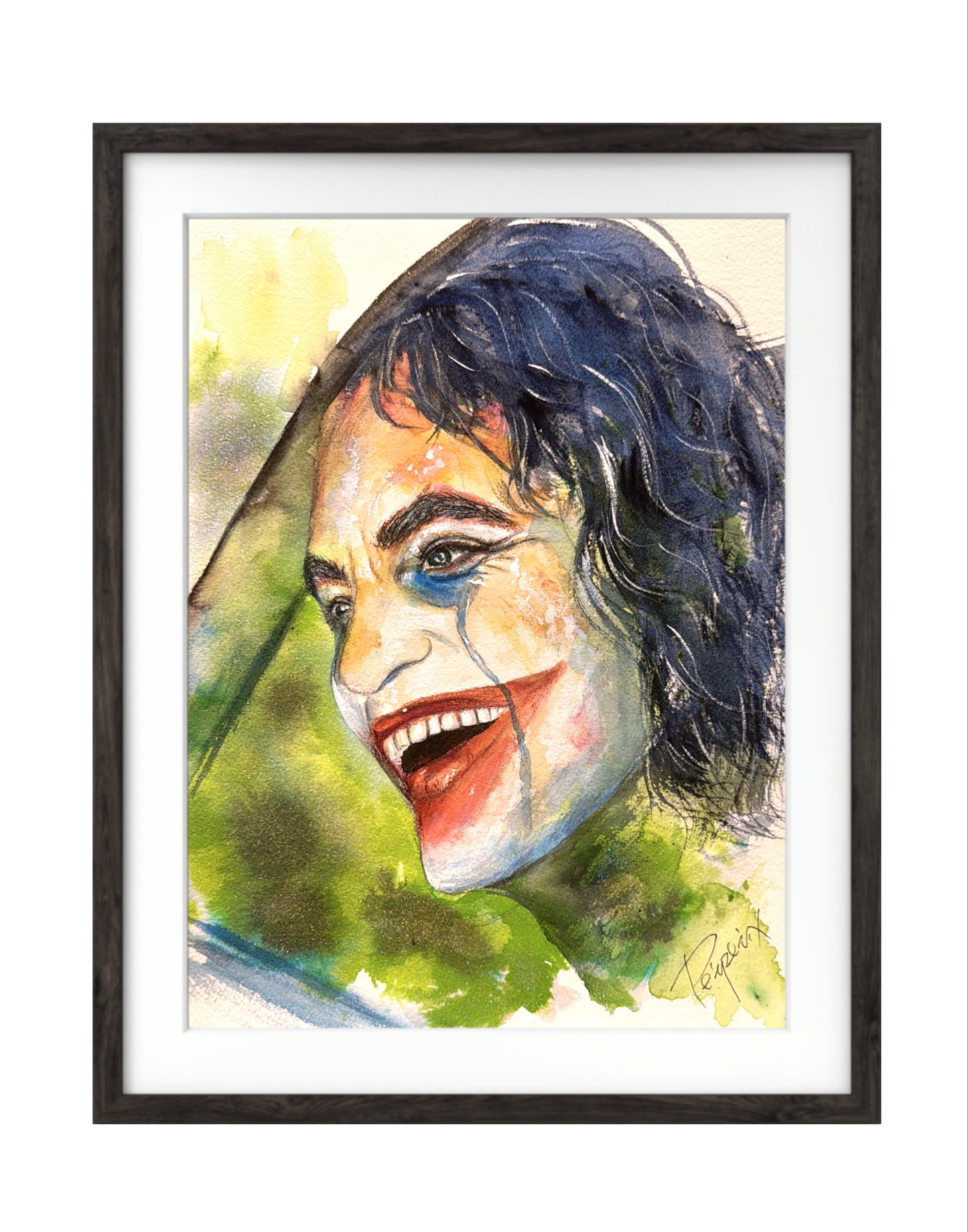 Joker Watercolor Fine Art Original