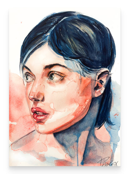 Waiting for Hope – Original Watercolor on Paper