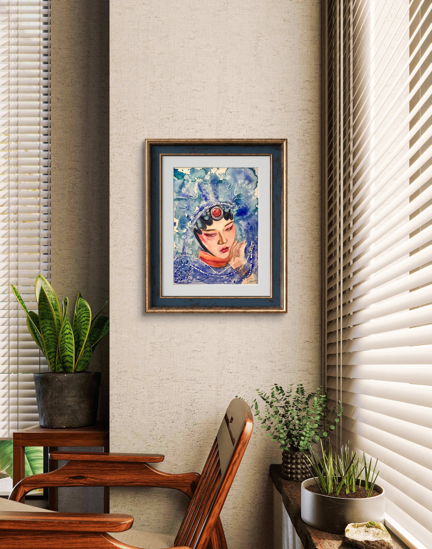 Dao Ma Dan – Original Watercolor on Paper