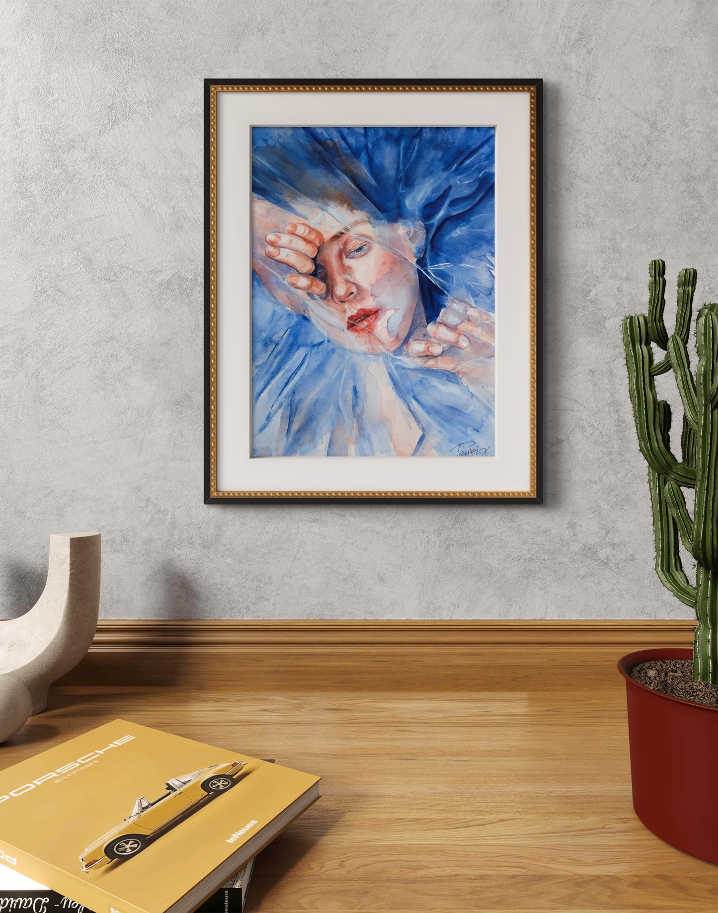 Break – Original Watercolor on Paper