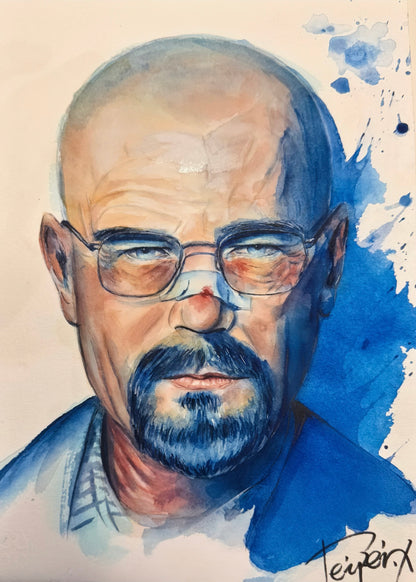 Breaking Bad – Original Watercolor on Paper