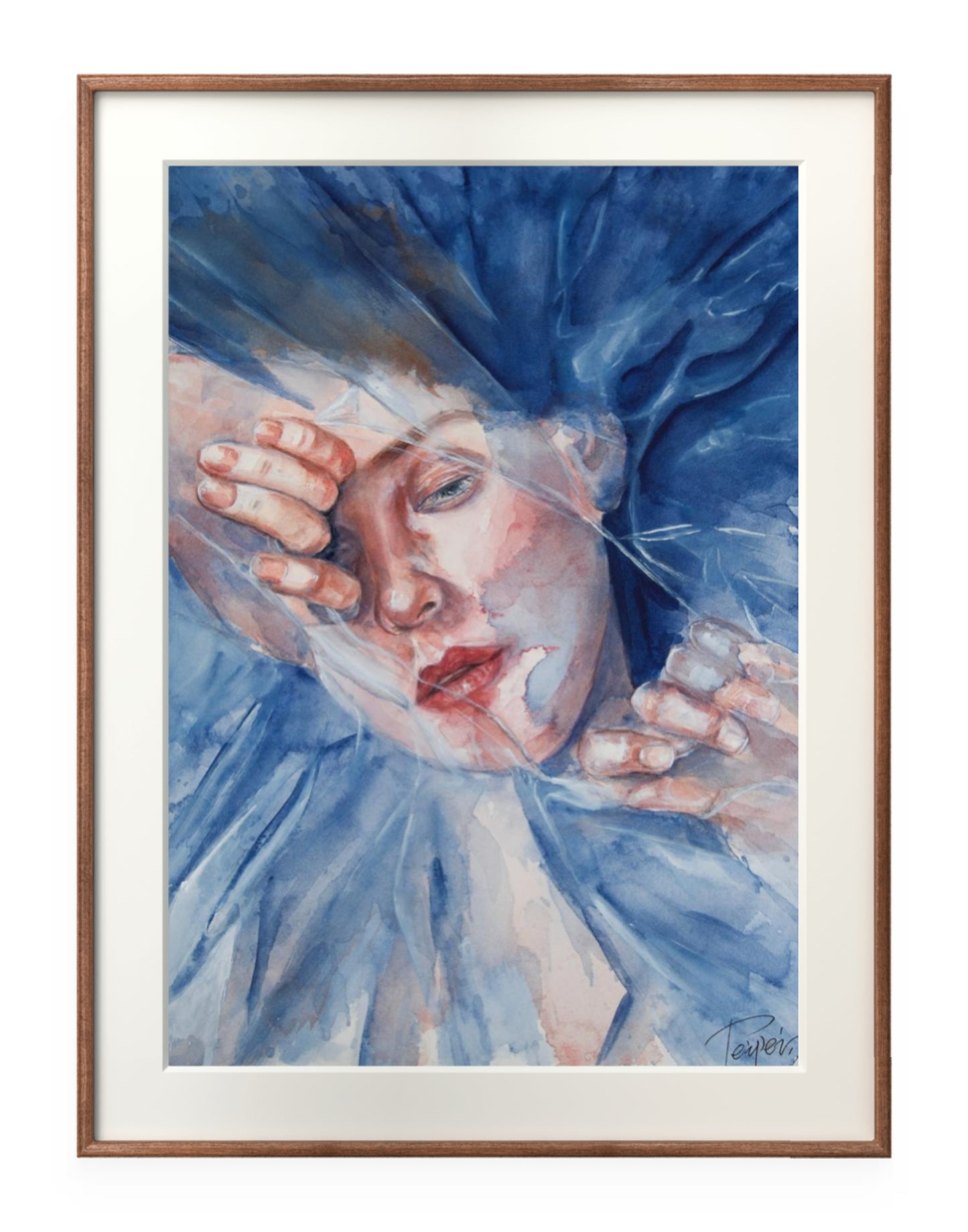 Break – Original Watercolor on Paper
